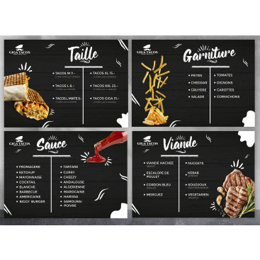 Fast Food Menüsü Tasarimi yarışmasına tasarımcı kreatifekspres tarafından sunulan  tasarım 