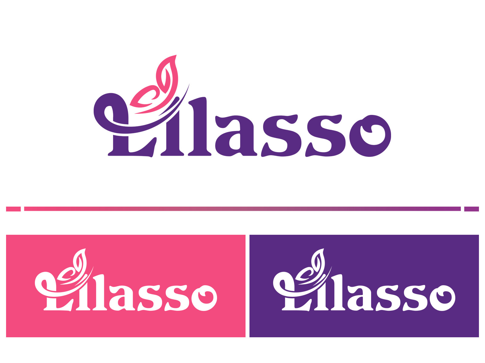 Tasarlayan Etrah™-''LİLASSO'' MARKASI İÇİN LOGO-KARTVİZİT