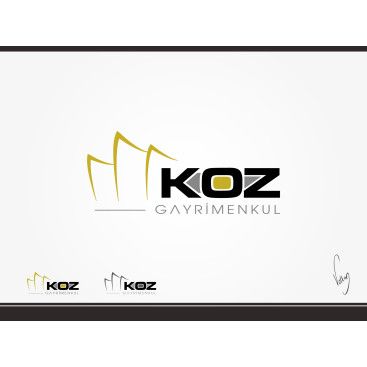 Gayrimenkul Firmamız İçin Logo Tasarım yarışmasına tasarımcı volkanKocaman tarafından sunulan  tasarım 