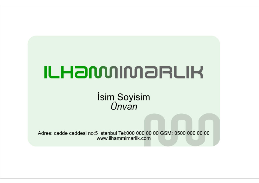 Mimarlık Ofisi İçin Kurumsal Kimlik-Logo yarışmasına tasarımcı Esraya tarafından sunulan  tasarım 