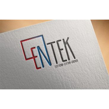 elektironik firma logosu yarışmasına tasarımcı zeze tarafından sunulan  tasarım 