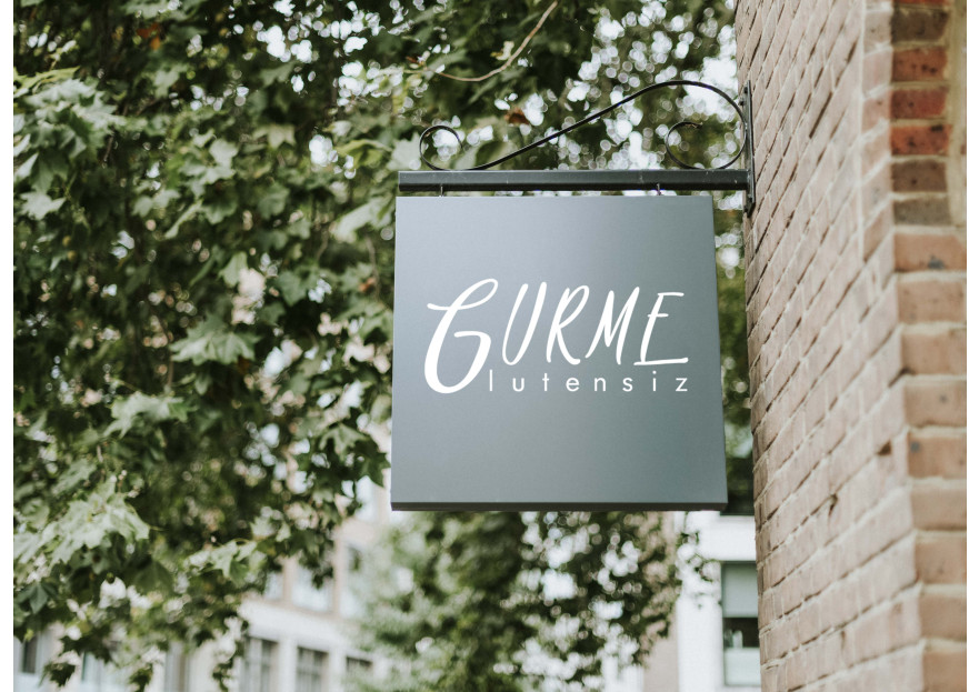 Glutensiz gıda üreten restoran cafe Logo yarışmasına tasarımcı ozi.co tarafından sunulan  tasarım 