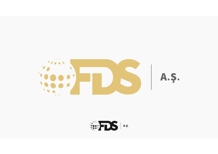 FDS A.Ş. Firmamız için lOGO çalışması yarışmasına tasarımcı One tarafından sunulan  tasarım 