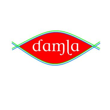 DAMLA Çikolata ve Şekerleme logo tasarım yarışmasına tasarımcı TeZCaN tarafından sunulan  tasarım 
