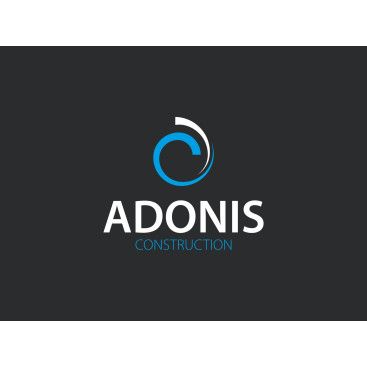 Adonis Construction Logo Tasarımı yarışmasına tasarımcı Etrah™ tarafından sunulan  tasarım 
