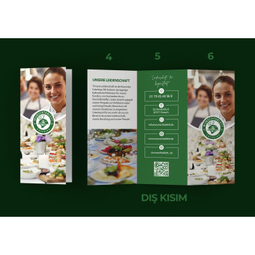 Wunschtablett Broşür yarışmasına tasarımcı 464124 tarafından sunulan  tasarım 