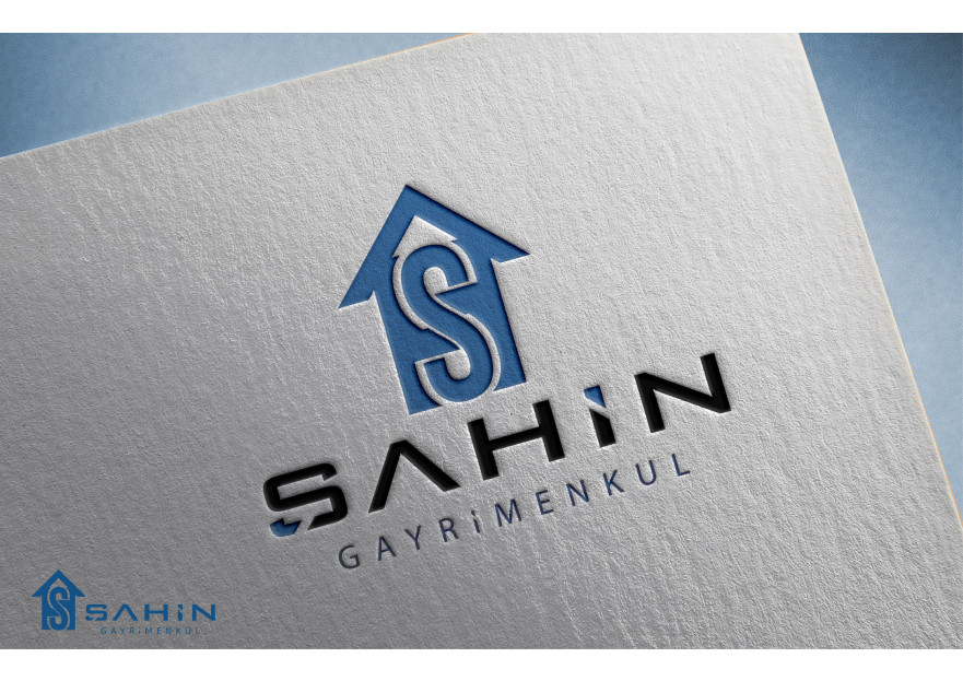 Şahin Gayrimenkul Logo + Kurumsal Kimlik yarışmasına tasarımcı kuzfe35 tarafından sunulan  tasarım 
