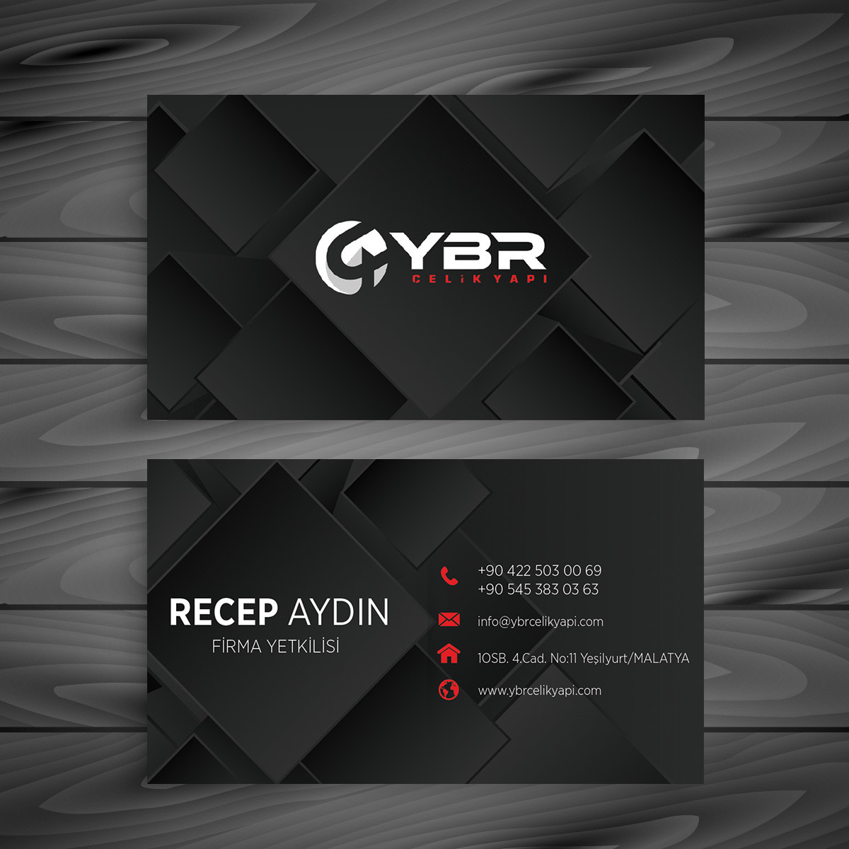 Tasarlayan Gökhan ünlü-Logom için kartvizit 