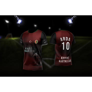 KARS BAROSU FUTBOL TAKIMI FORMA TASARIMI yarışmasına tasarımcı ardakmslr tarafından sunulan  tasarım 