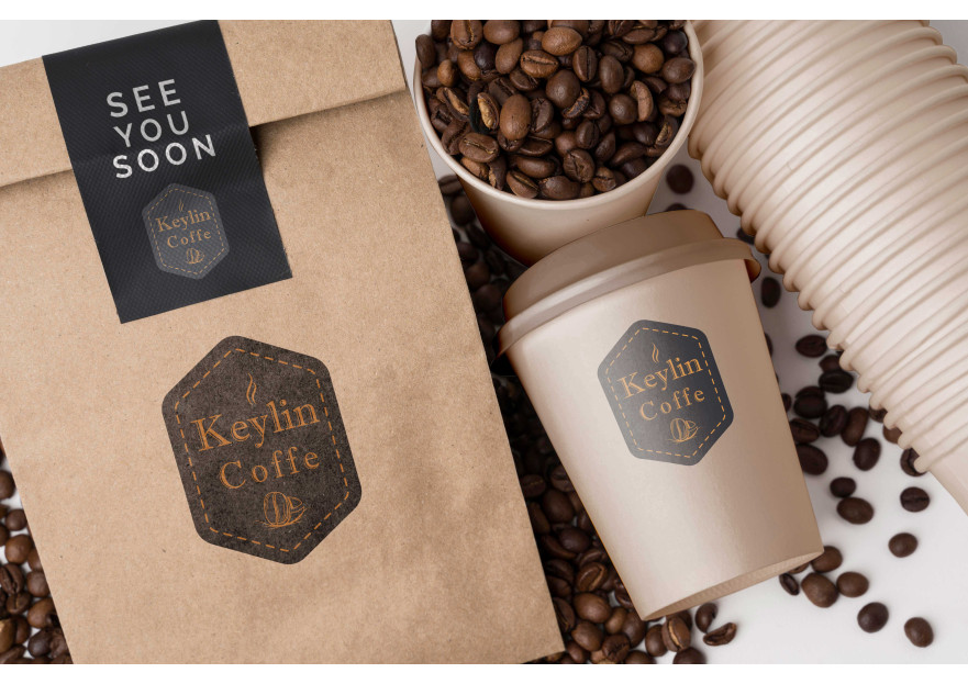 Coffee Logo tasarim yarışmasına tasarımcı rAksa tarafından sunulan  tasarım 