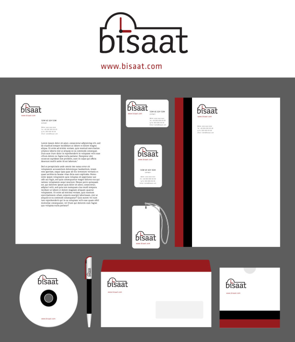 Tasarlayan mathilda-Bisaat.com İÇİN LOGO VE KURUMSAL KİMLİK.