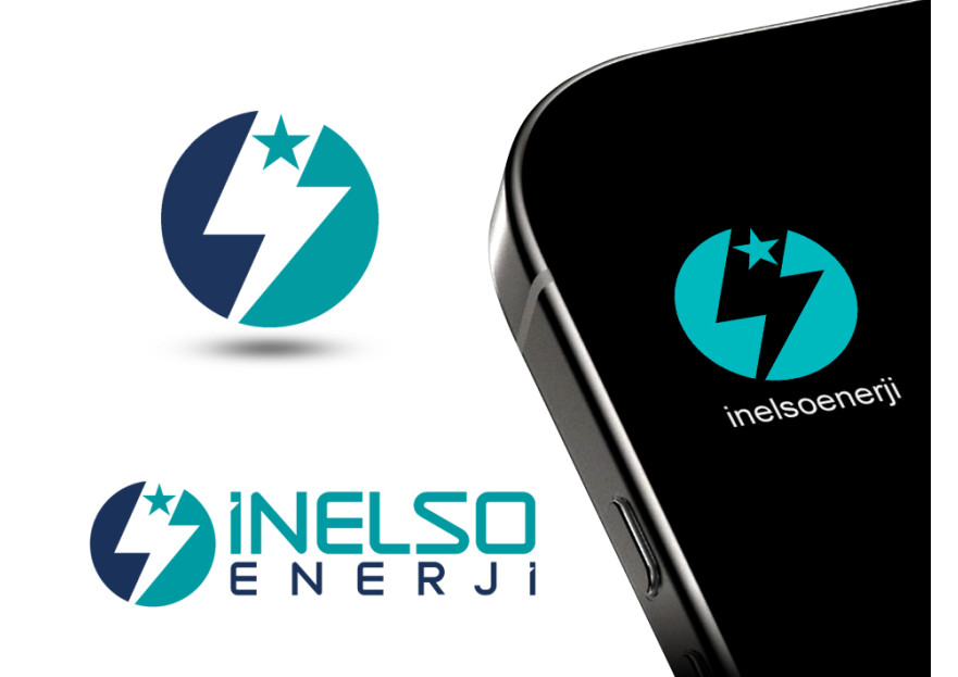 inelsoenergy.com İçin Yenilikçi Logo yarışmasına tasarımcı Ersin Esra tarafından sunulan  tasarım 