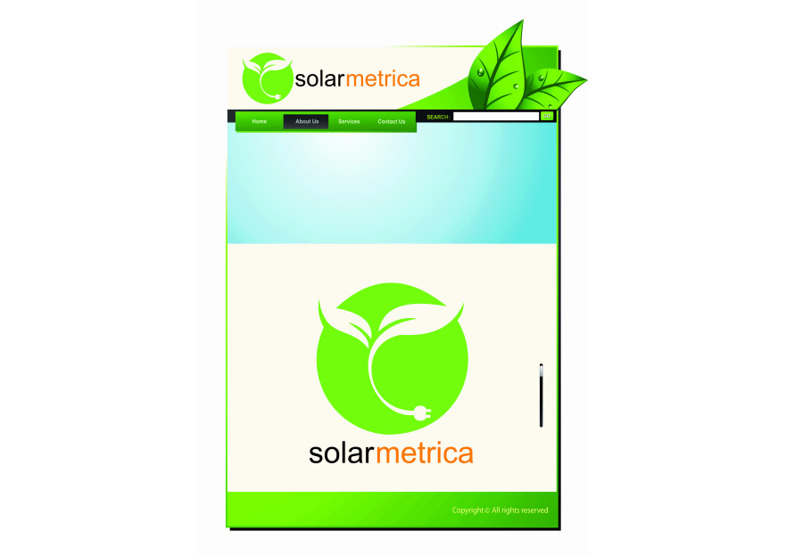solarmetrica.com İçin Yenilikçi Logo yarışmasına tasarımcı PRM tarafından sunulan  tasarım 