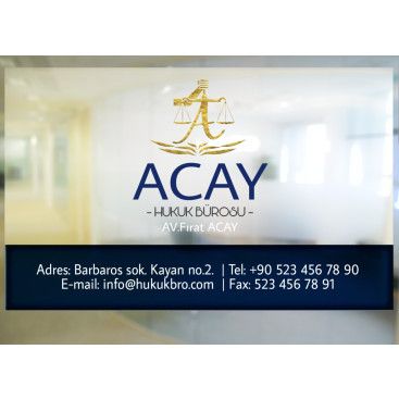 Hukuk Büromuzun markası oluşturmak amacı yarışmasına tasarımcı Seyda.A tarafından sunulan  tasarım 