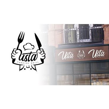 İngiltere'de Türk Restoranı -Tabela Logo yarışmasına tasarımcı atifdabulundum tarafından sunulan  tasarım 