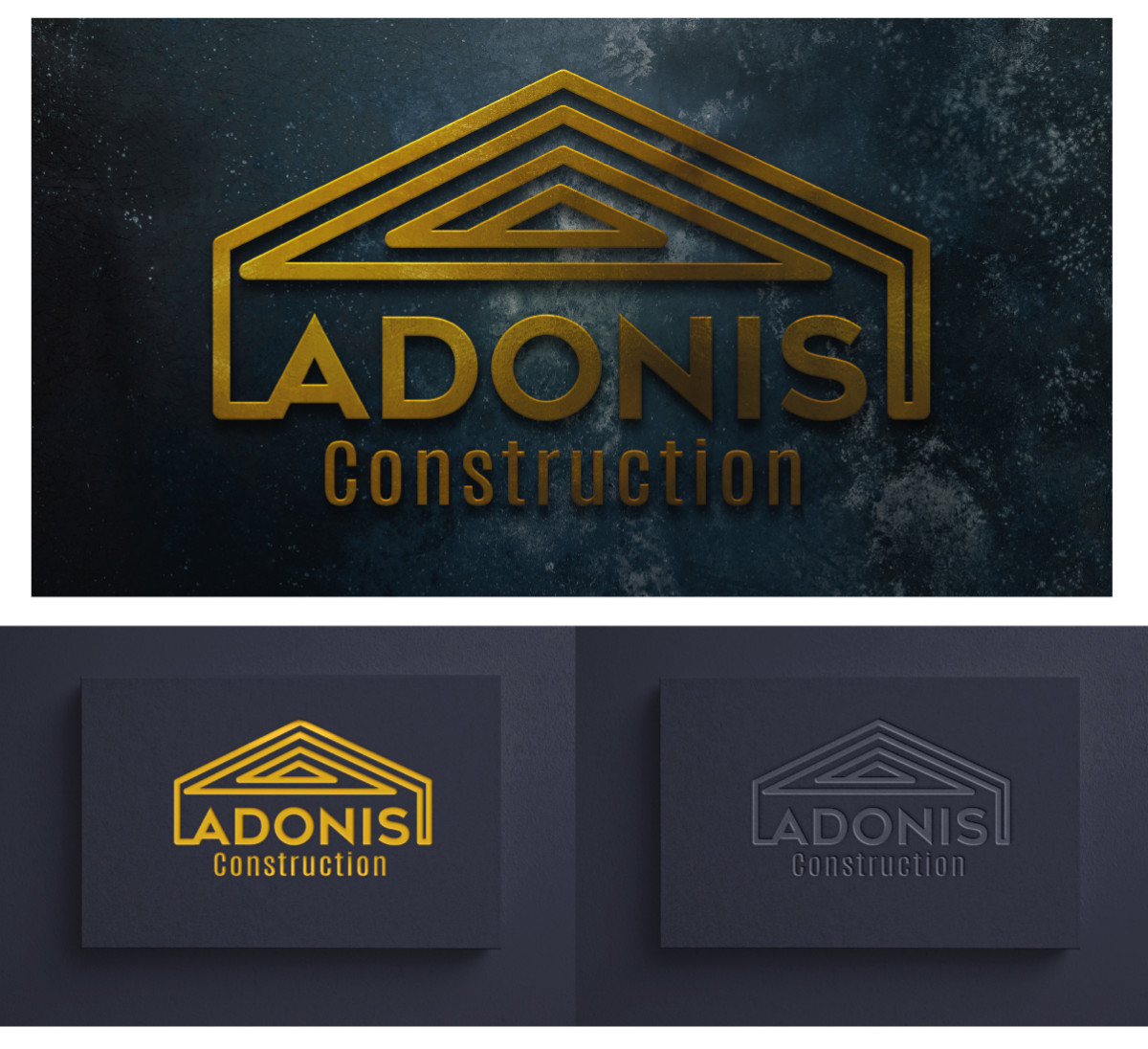 Tasarlayan ilksen-Adonis Construction Logo Tasarımı