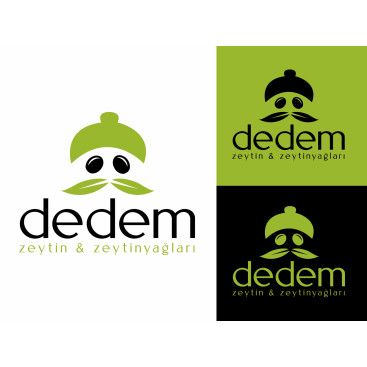 dedem zeytin ve zeytinyağlari için logo yarışmasına tasarımcı melek gümüş tarafından sunulan  tasarım 