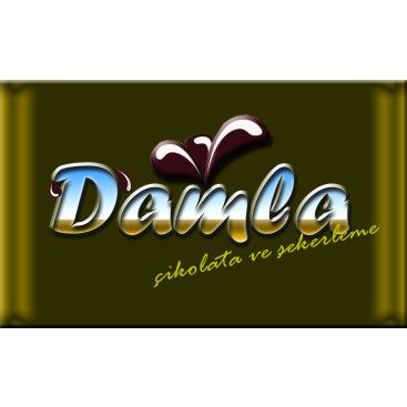 DAMLA Çikolata ve Şekerleme logo tasarım yarışmasına tasarımcı glis tarafından sunulan  tasarım 