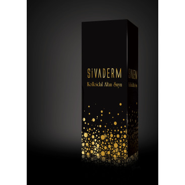 kolloidal  altınsuyu  etiket ve kutu  yarışmasına tasarımcı Velut Munis tarafından sunulan  tasarım 