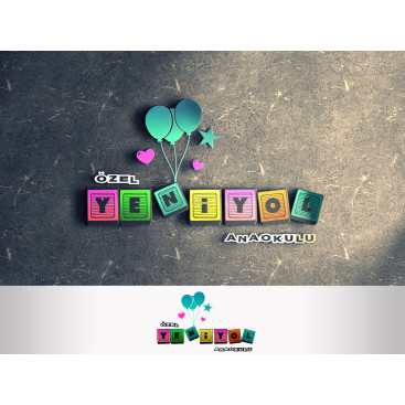 yeniyol anaokulumuza dikkat çekici logo  yarışmasına tasarımcı hattori hanzo® tarafından sunulan  tasarım 