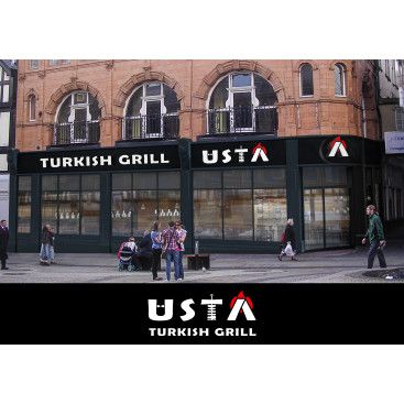 İngiltere'de Türk Restoranı -Tabela Logo yarışmasına tasarımcı ESA tarafından sunulan  tasarım 