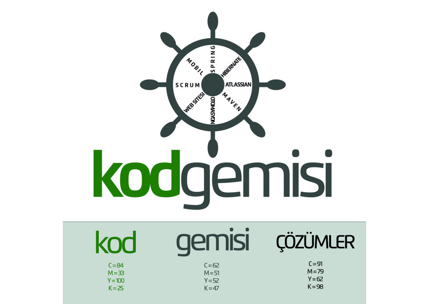 KodGemisi Kurumsal Kimlik Çalışması yarışmasına tasarımcı TARIKca tarafından sunulan  tasarım 