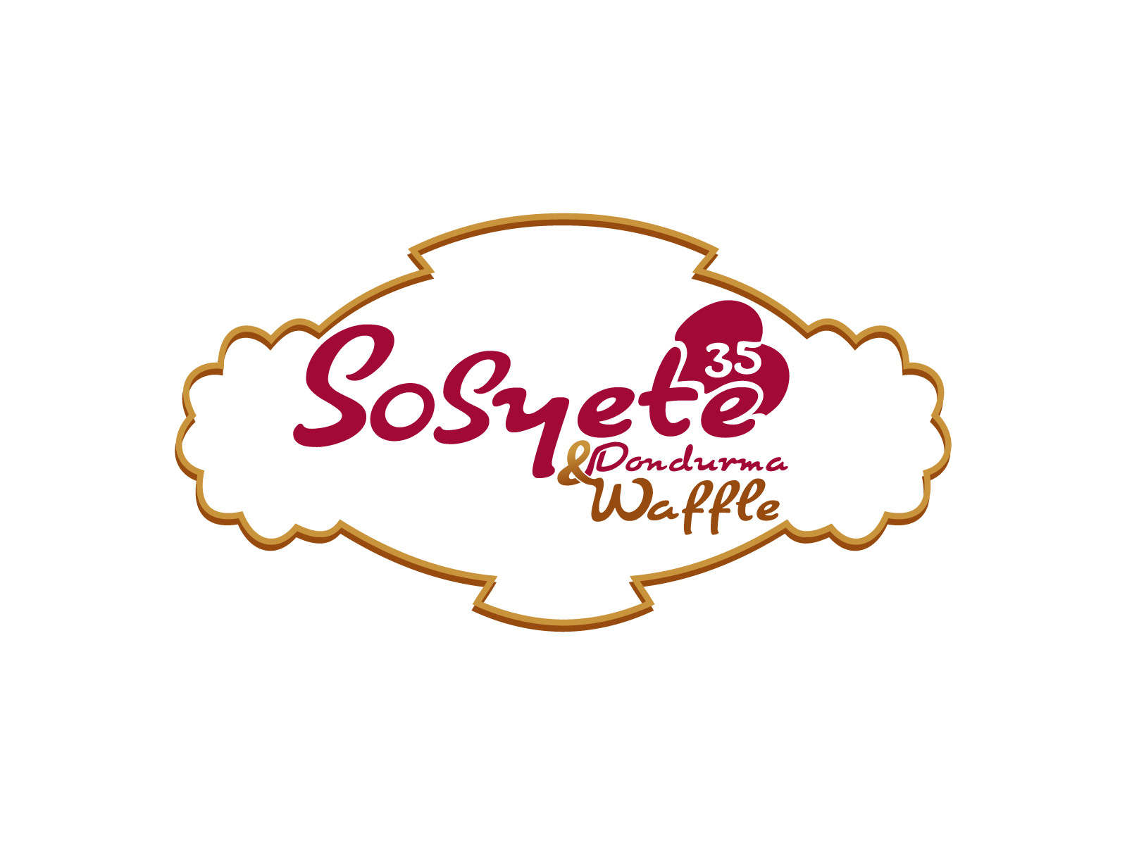 Tasarlayan grfkismail-waffle&dondurma cafe için logo 