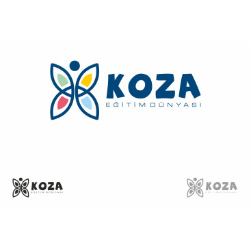 Koza Eğitim Dünyası - Logo Tasarımı yarışmasına tasarımcı omerardicli tarafından sunulan  tasarım 