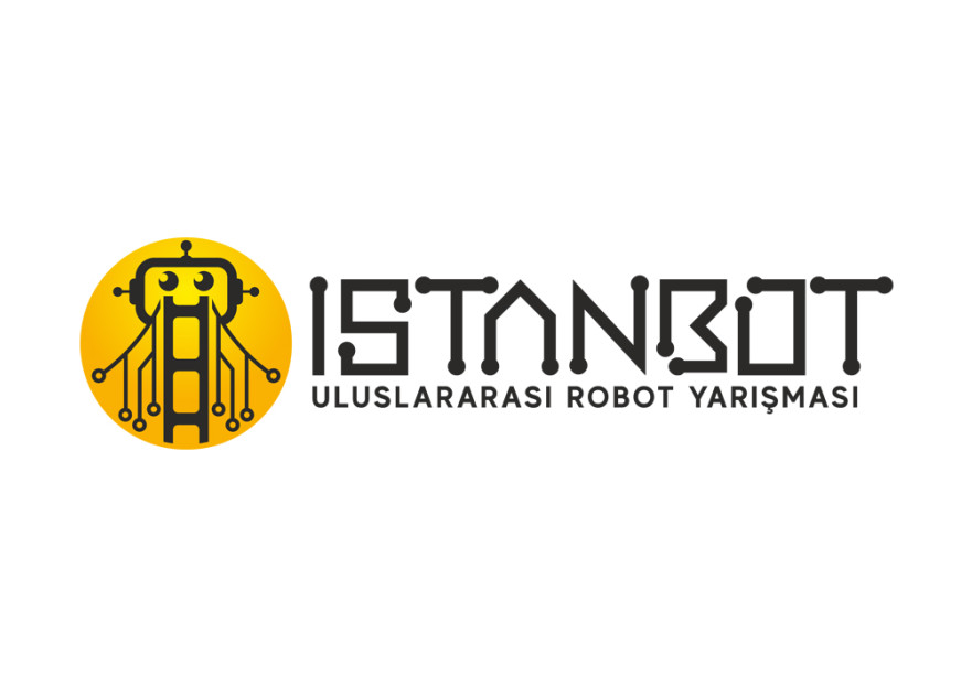 Robot Yarışması Logosu yarışmasına tasarımcı Ersin Esra tarafından sunulan  tasarım 