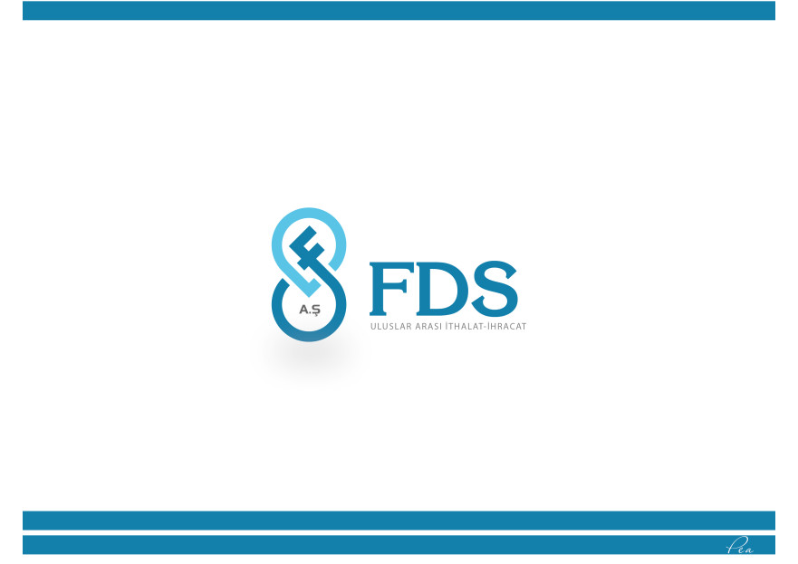 FDS A.Ş. Firmamız için lOGO çalışması yarışmasına tasarımcı Pea tarafından sunulan  tasarım 