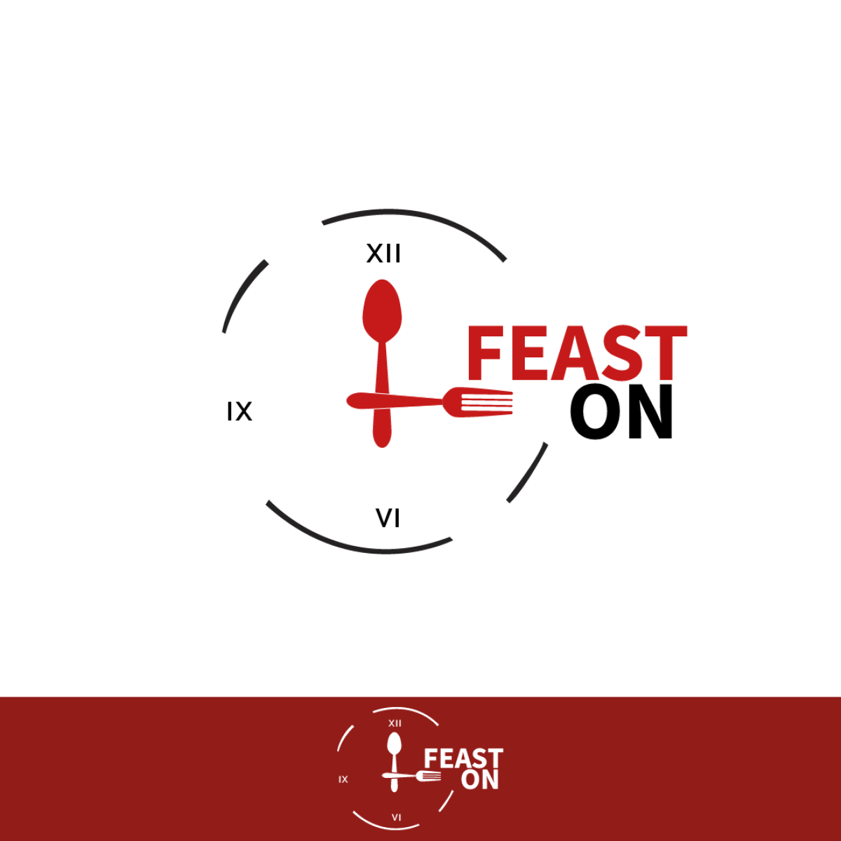Tasarlayan yaseminglr-FeastOn Logo Tasarım Yarışması