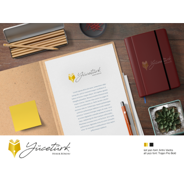 avukatlık ofisine logo ve kart tasarlama yarışmasına tasarımcı fadime_dark tarafından sunulan  tasarım 