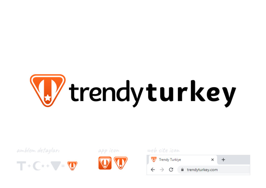 Trendy Turkey Kurumsal Logo Calismasi yarışmasına tasarımcı mgyknt tarafından sunulan  tasarım 