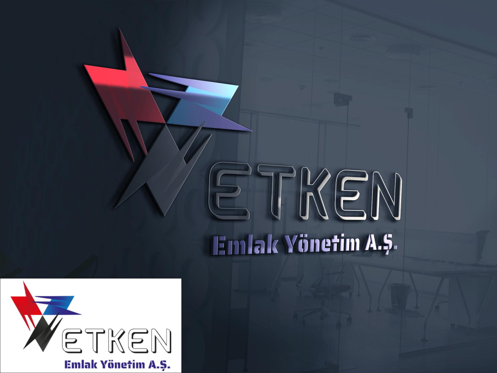 Tasarlayan Te Design Online-Etken Emlak Yönetim A.Ş. için logo 