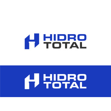 Hidrototal sirketi icin logo tasarimi yarışmasına tasarımcı gokhandesignr tarafından sunulan  tasarım 