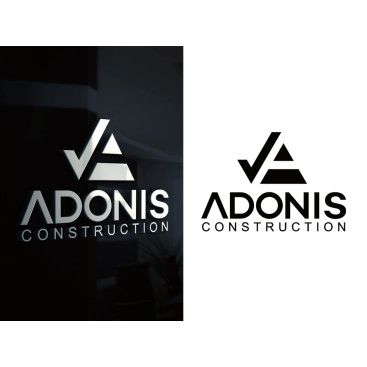 Adonis Construction Logo Tasarımı yarışmasına tasarımcı Ersin Esra tarafından sunulan  tasarım 