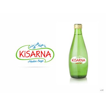 kisarna maden suyu için logo çalışması yarışmasına tasarımcı ASL REKLAM tarafından sunulan  tasarım 