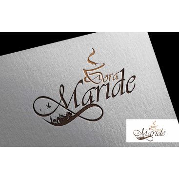 KAHVE MARKASI LOGO TASARIMI yarışmasına tasarımcı V medya tarafından sunulan  tasarım 