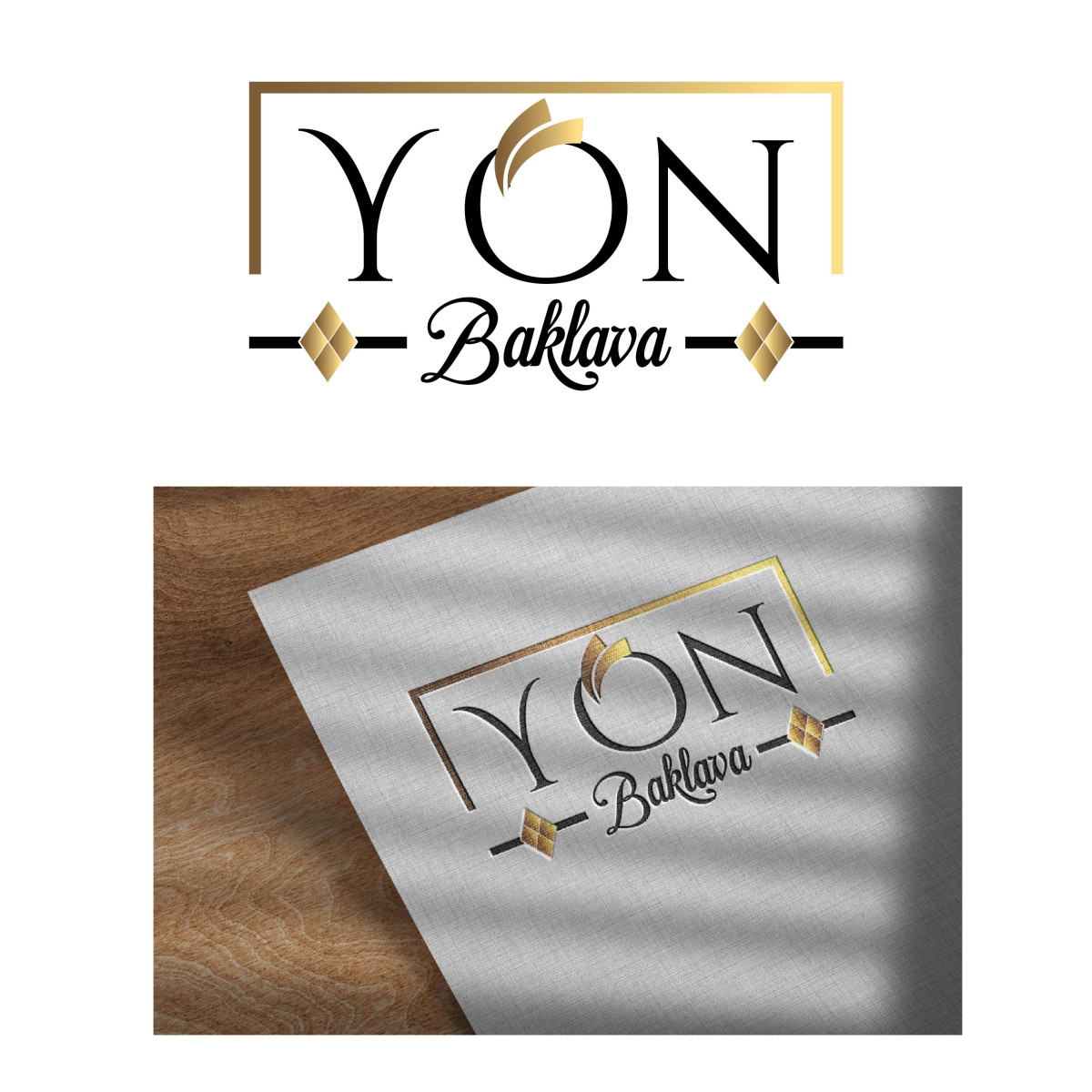 Tasarlayan SultBade-Yön Baklava şirketimiz için sade ve şık