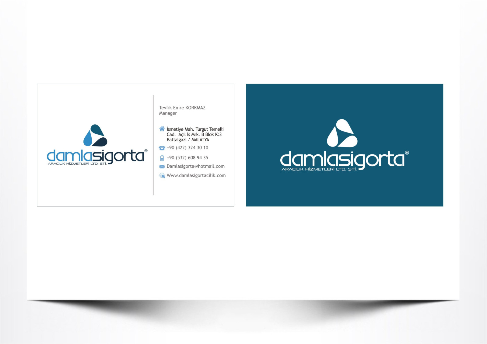 Tasarlayan RΛPİDO-Logo benden, kartvizit sizden