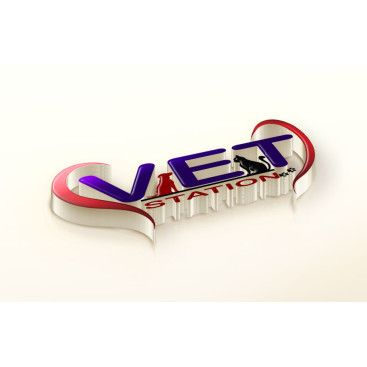 VET STATION VETERİNER KLİNİĞİ   LOGO  yarışmasına tasarımcı VYLMZ tarafından sunulan  tasarım 