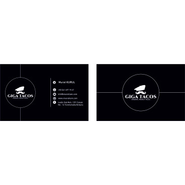 Yeni ilgi cekici bir kartvizit yarışmasına tasarımcı grafiker mk tarafından sunulan  tasarım 