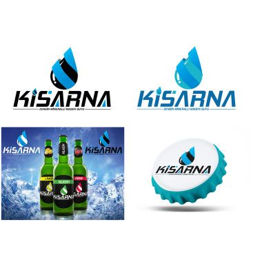 kisarna maden suyu için logo çalışması yarışmasına tasarımcı muratgoktas tarafından sunulan  tasarım 