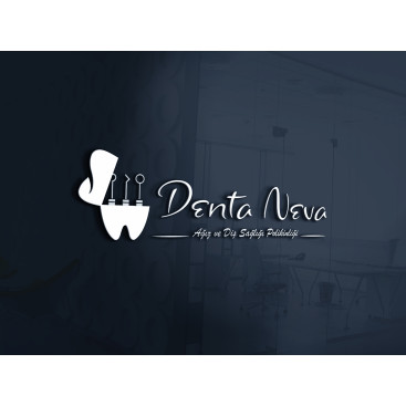 Diş kliniği için logo tasarımı yarışmasına tasarımcı ekvrk tarafından sunulan  tasarım 