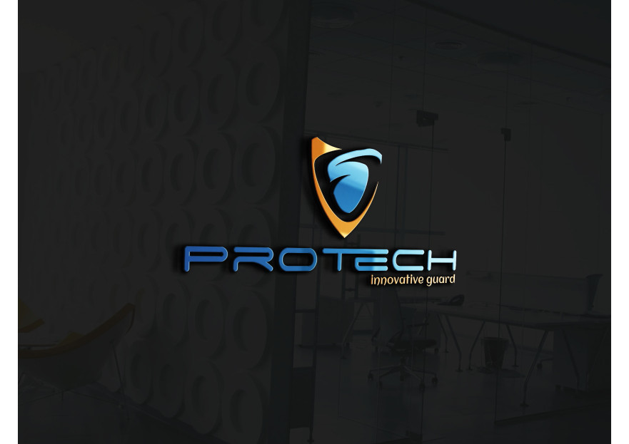 Protech Güvenlik Logo-amblem tasarımı yarışmasına tasarımcı GhostSpy tarafından sunulan  tasarım 