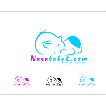 NeşeBebek.com Logo Tasarımı 355x100 px yarışmasına tasarımcı ardıl tarafından sunulan  tasarım