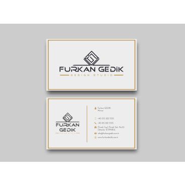 Mimarlık ofisi logo ve kartvizit tasarım yarışmasına tasarımcı Murat Altun  tarafından sunulan  tasarım 