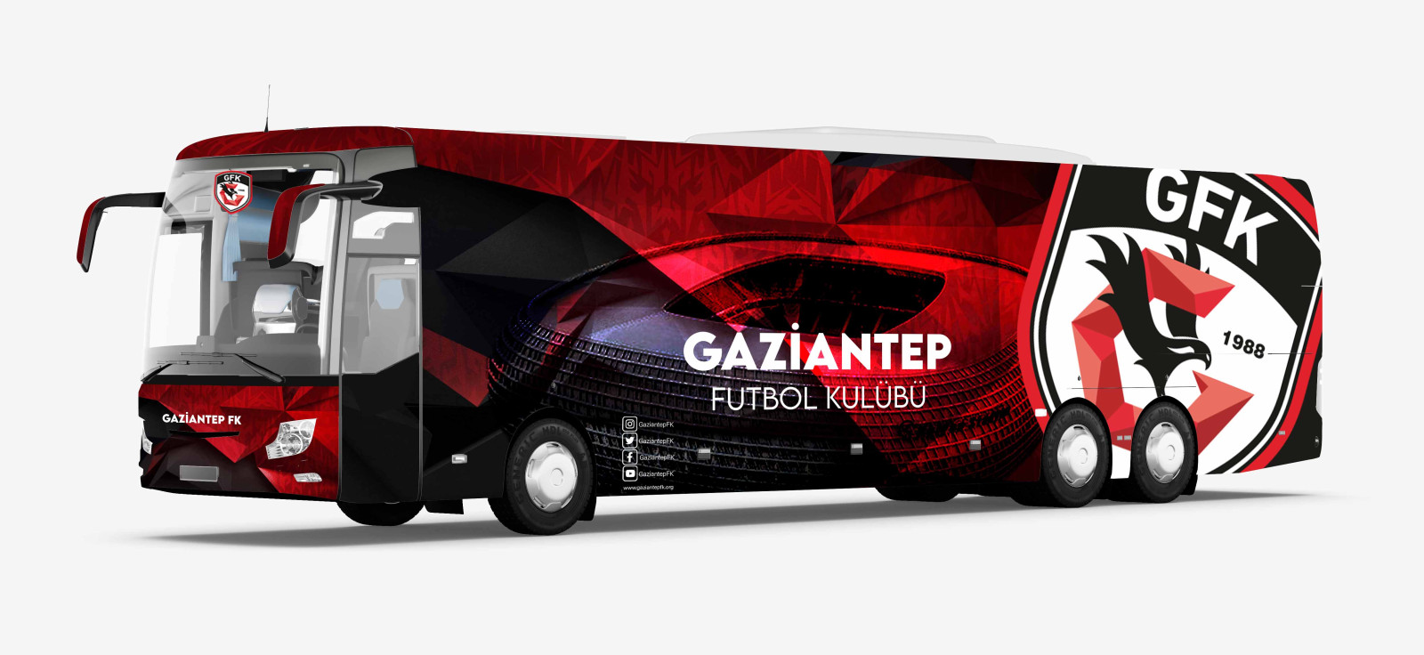 Tasarlayan RedNeckTR-Gaziantep FK Takım Otobüsü Tasarımı