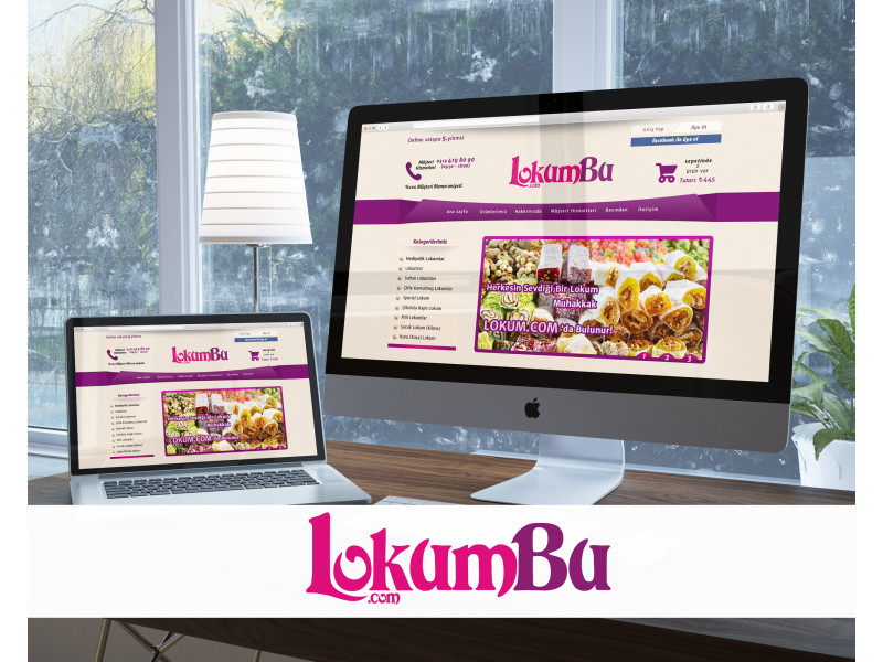 Lokumun yeni merkezi LokumBu.com'a Logo