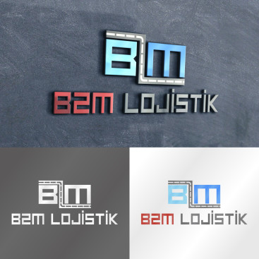 Lojistik şirketi kurumsal+logo  yarışmasına tasarımcı Ertuğrul EKER tarafından sunulan  tasarım